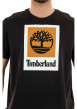 Thumbnail T-shirt en coton noir avec logo iconique imprimé et une coupe droite - Image 3