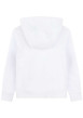 Thumbnail Sweat à capuche en coton mélangé blanc uni avec une coupe droite - Image 2