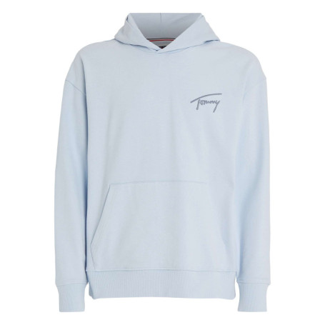 Sweat en coton ciel uni avec une coupe droite...