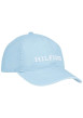 Thumbnail Casquette en coton bleue unie coupe strapback avec un clip à l'arrière