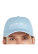 Thumbnail Casquette en coton bleue unie coupe strapback avec un clip à l'arrière - Image 3