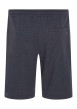 Thumbnail Short jogging en coton marine uni avec une coupe droite et nom floqué - Image 2
