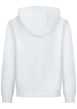 Thumbnail Sweat en coton blanc uni à capuche coupe droite avec des manches longues - Image 2