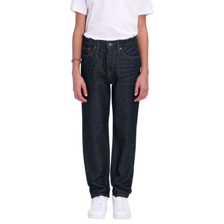 Jean Dad Pant en coton brut uni avec une coupe...