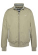 Thumbnail Blouson kaki uni coupe droite avec un col montant et des poches latérales
