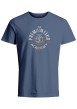Thumbnail T-shirt en coton bleu avec une coupe regular fit et un col rond