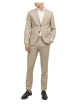 Thumbnail Veste de costume en laine mélangée beige avec coupe slim fit et col cranté - Image 3