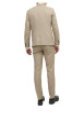 Thumbnail Veste de costume en laine mélangée beige avec coupe slim fit et col cranté - Image 4