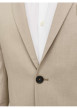 Thumbnail Veste de costume en laine mélangée beige avec coupe slim fit et col cranté - Image 6