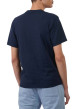 Thumbnail T-shirt en coton marine imprimé avec une coupe droite et un col rond - Image 2