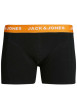 Thumbnail Lot de 3 boxers classiques en coton noir uni avec une coupe fermée - Image 3