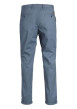 Thumbnail Pantalon en coton bleu imprimé avec une coupe chino et poches latérales - Image 2