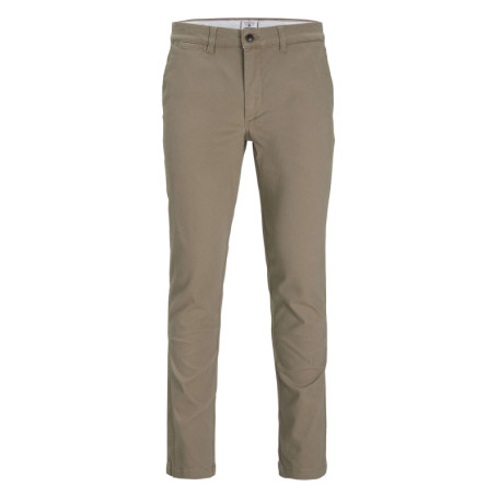 Pantalon Marco Dave en coton chocolat imprimé...