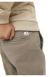 Thumbnail Pantalon Marco Dave en coton chocolat imprimé généraliste coupe chino - Image 3