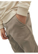 Thumbnail Pantalon Marco Dave en coton chocolat imprimé généraliste coupe chino - Image 5