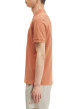 Thumbnail Polo en coton orange uni avec une coupe droite et un petit logo sur la poitrine - Image 2