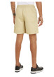 Thumbnail Short de jogging en coton et lin mélangé tilleul avec une coupe regular fit - Image 3