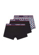 Thumbnail Lot de 3 Boxers classique en coton mélangé noir unis coupe fermée - Image 2