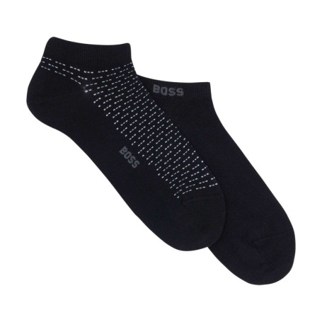 Lot de 2 paires de chaussettes en coton mélangé...