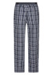 Thumbnail Pantalon de pyjama en coton nuit avec un imprimé à carreaux et une coupe droite - Image 2