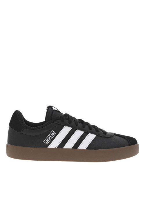 Baskets basses tennis Vl Court 3.0 noires avec semelle marron et lacets plats