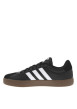 Thumbnail Baskets basses tennis Vl Court 3.0 noires avec semelle marron et lacets plats - Image 2
