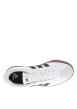 Thumbnail Tennis blanches avec semelle à talon plat avec empiècements en cuir nubuck - Image 10