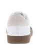 Thumbnail Tennis blanches avec semelle à talon plat avec empiècements en cuir nubuck - Image 12