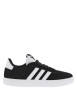 Thumbnail Baskets basses tennis Vl Court 3.0 en cuir nubuck noires avec lacets plats