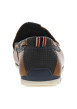 Thumbnail Mocassins en cuir cognac et marine style bateau avec lacets décoratifs - Image 6
