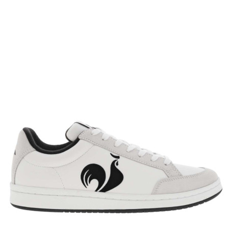 Baskets basses en cuir blanches avec lacets...