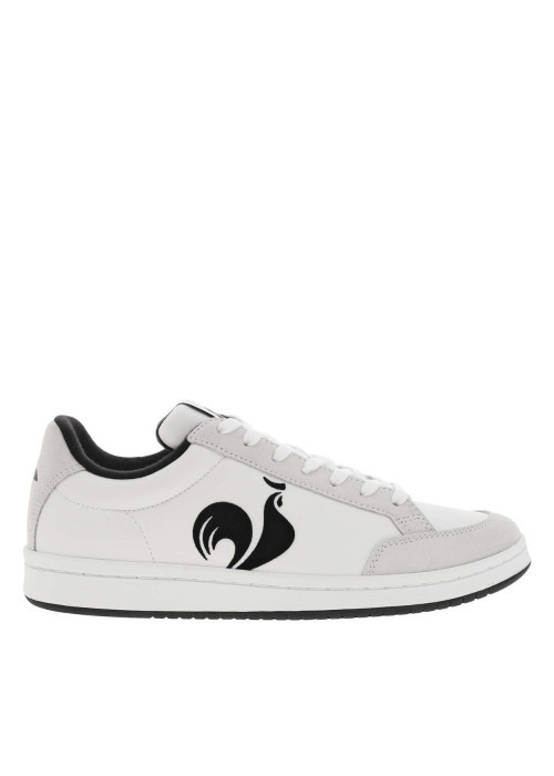 Baskets basses en cuir blanches avec lacets...