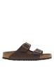 Thumbnail Mules Arizona marron avec 2 boucles à ardillon bronze sur le cou-de-pied