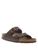 Thumbnail Mules Arizona marron avec 2 boucles à ardillon bronze sur le cou-de-pied - Image 3