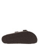 Thumbnail Mules Arizona marron avec logo sur le côté et 2 boucles à ardillon - Image 5