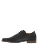 Thumbnail Derbies en cuir noires à talon plat avec fentes sur les côtés et lacets ronds - Image 2