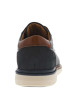Thumbnail Baskets basses derbies en cuir bleu marine et marron avec des lacets ronds - Image 6