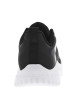 Thumbnail Baskets basses noires avec des lacets ronds et une semelle running blanche - Image 6