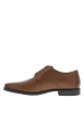 Thumbnail Derbies Howard Walk en cuir cognac à talon plat avec des lacets ronds - Image 2