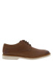 Thumbnail Derbies Atticus en cuir cognac avec des lacets ronds et un talon plat