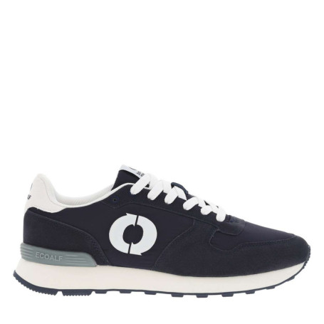Baskets basses running bleu marine avec logo...