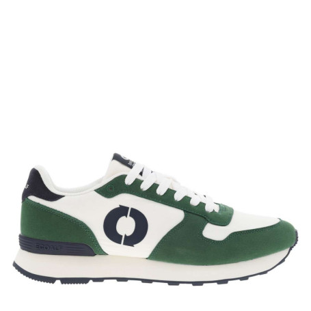 Baskets basses running vertes, blanches et...