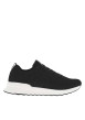 Thumbnail Baskets basses running noires en slip-on avec des lacets plats