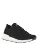 Thumbnail Baskets basses running noires en slip-on avec des lacets plats - Image 3