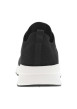 Thumbnail Baskets basses running noires en slip-on avec des lacets plats - Image 6