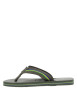 Thumbnail Tongs Urban Brasil olive avec couleurs du Brésil et larges brides - Image 2