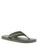 Thumbnail Tongs Urban Brasil olive avec couleurs du Brésil et larges brides - Image 3
