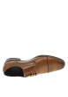 Thumbnail Derbies en cuir marron avec détails bleus un talon plat et lacets ronds - Image 5