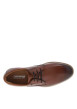Thumbnail Derbies en cuir cognac avec empiècements foncés et fermeture à lacets ronds - Image 4