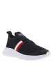 Thumbnail Baskets basses running bleu marine en slip-on avec des lacets plats - Image 3